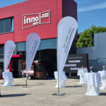 Beachflag in Tropfenform für sichtbare Werbung