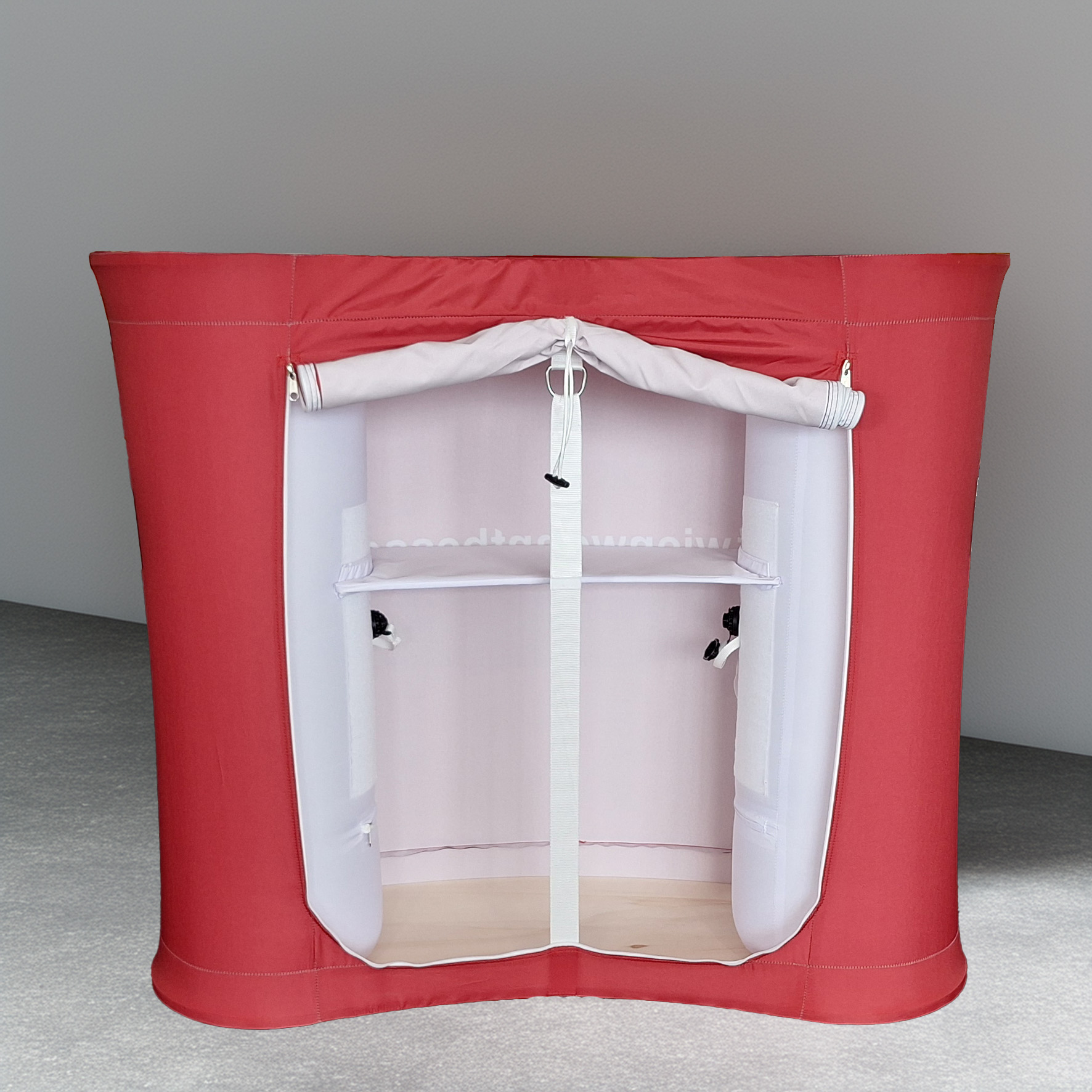 Rückseite einer Pneumo Theke für Veranstaltungen