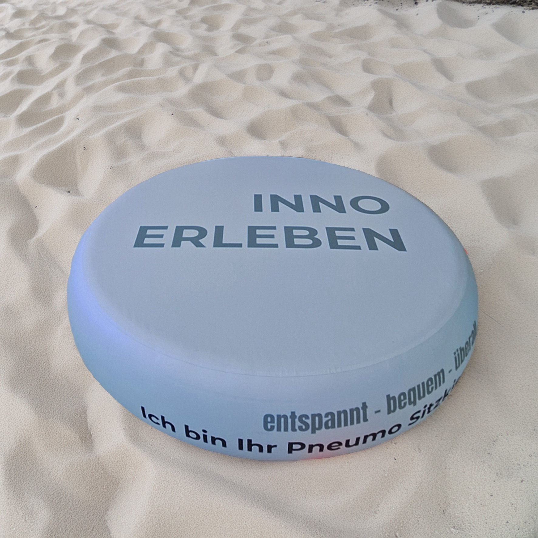 Aufblasbare pneumatisches Sitzkissen mit individuellem Druck