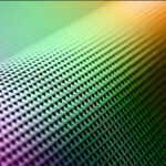 Struktur des Akustik Stoffes Silencio