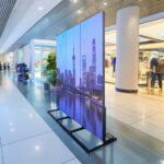 Totem Kombi Set bestehend aus 3 aneinander gereihten Aufstellern