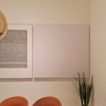 Schallabsorbierendes Wandpaneel in weiß für moderne Raumgestaltung