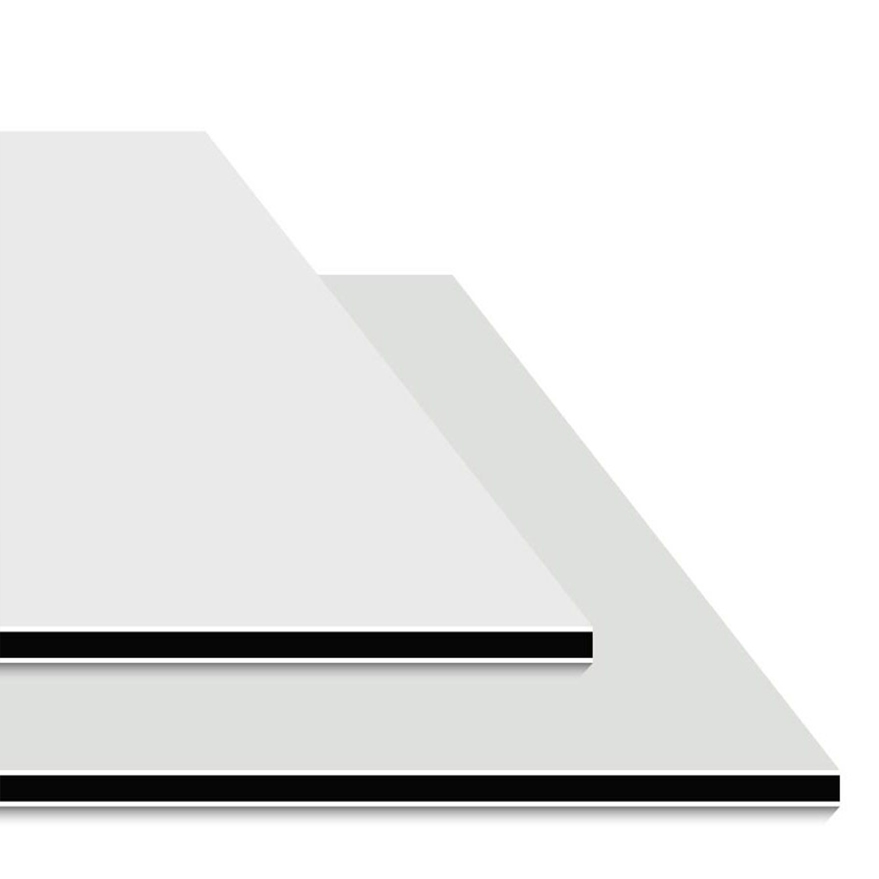 Detailansicht einer Aluverbundplatte