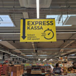 Deckenabhängung aus Aluverbund bedruckt