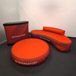 Kombination von verschiedenen aufblasbaren Produkten für Events und Messen