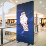 Inno Pop-Up LED Aufsteller mit hinterleuchteter Textilbespannung