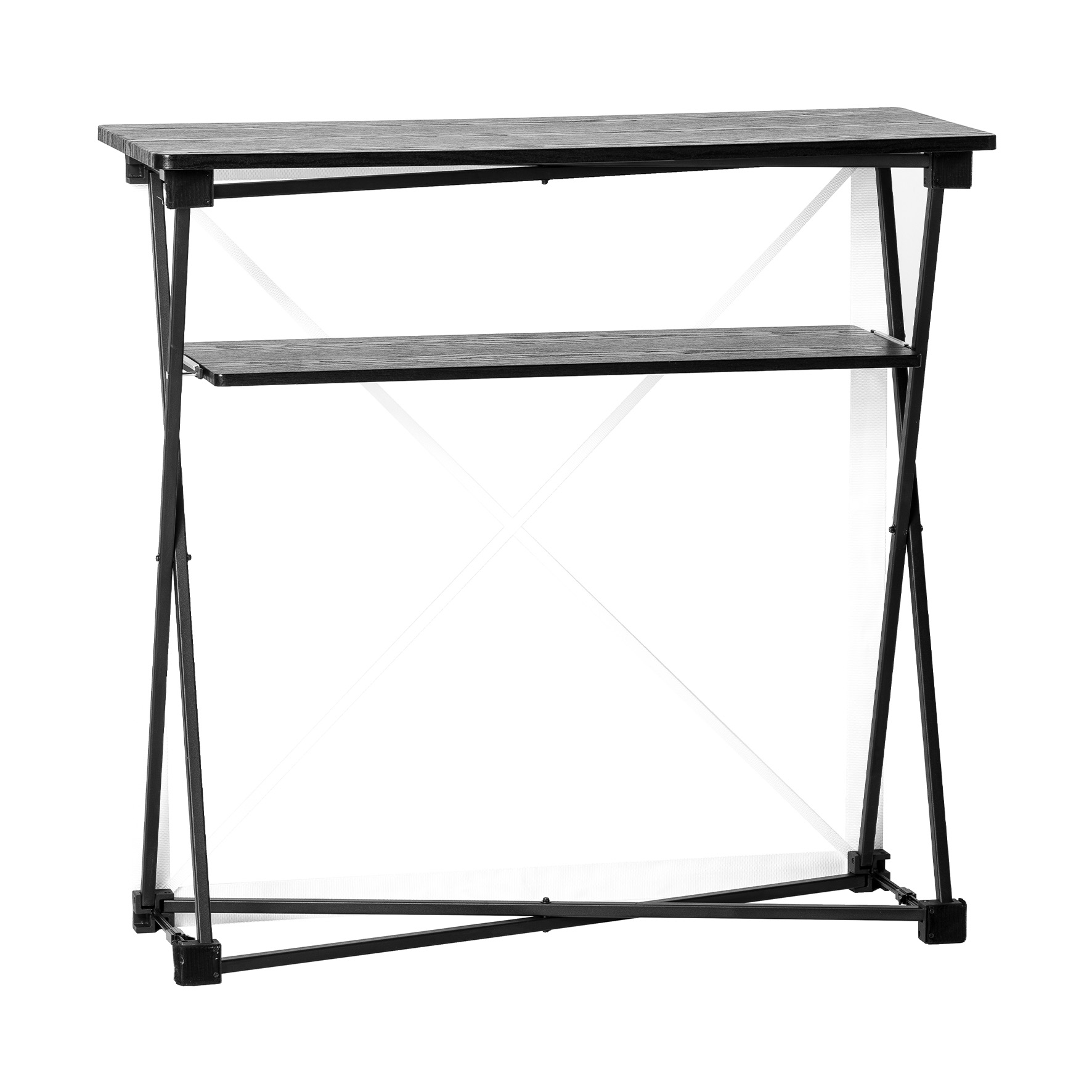 Mobile Messetheke mit Aluminiumrahmen