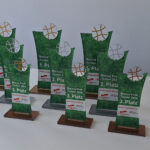 Acryl-Tischaufsteller in Wunschgröße als Pokal für ein Turnier