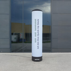Quick-Up Leuchtsäule mit Dauergebläse für Promotion und Outdoor